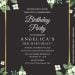 9+ Modern Greenery Eucalyptus Birthday Invitation Templates