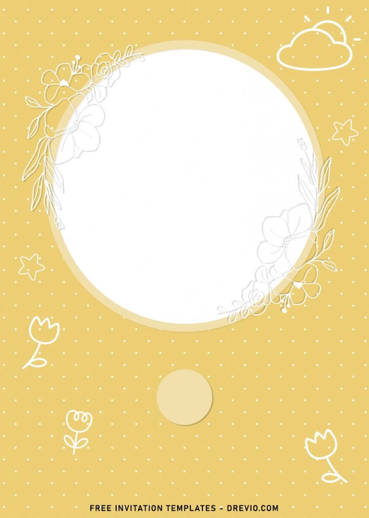 8+ Cute Doodles Kids Birthday Invitation Templates and has picture or photo frame