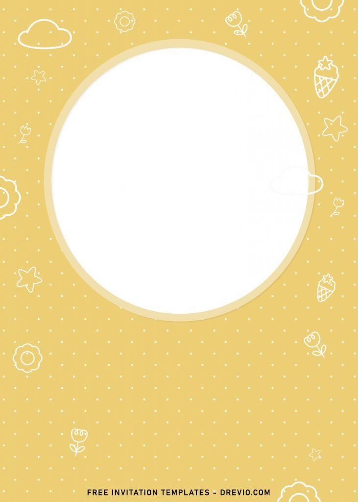 8+ Cute Doodles Kids Birthday Invitation Templates and has 