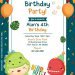 9+ Awesome Dino Party Birthday Invitation Templates