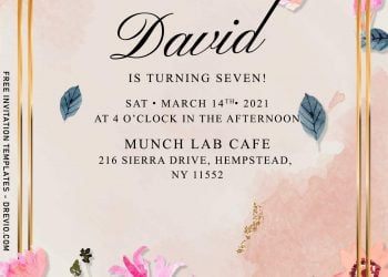 11+ Beautiful Garden Inspired Birthday Invitation Templates