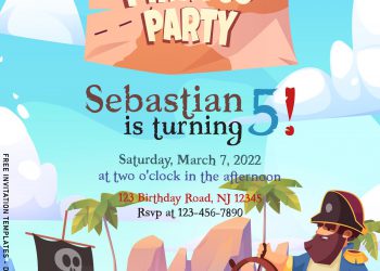 7+ Personalized Pirate Birthday Invitation Templates For Any Ages