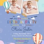 8+ Adorable Hot Air Balloon Birthday Invitation Templates For Your Kid’s Upcoming Birthday