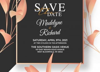8+ Gorgeous Golden Nature Birthday Invitation Templates