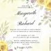 11+ Beautiful Yellow Roses Wedding Invitation Templates