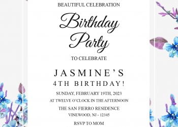 7+ Botanical Garden Inspired Floral Wedding Invitation Templates