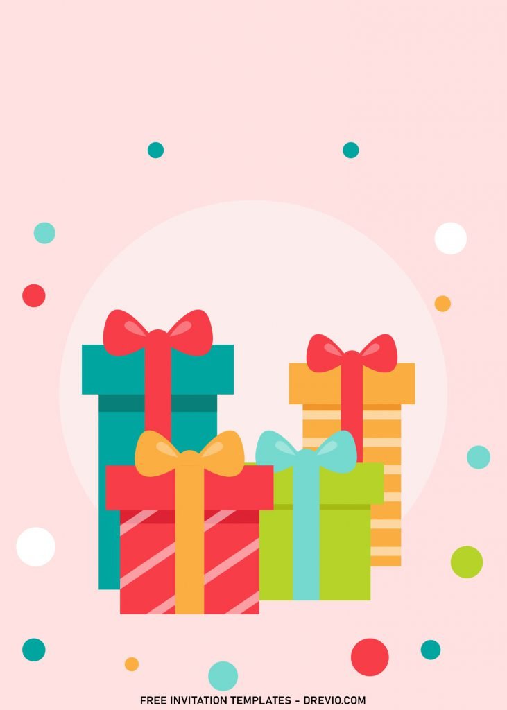 7+ Colorful Flat Birthday Invitation Templates