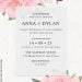 7+ Watercolor Romantic Flower And Leaf Wedding Invitation Templates