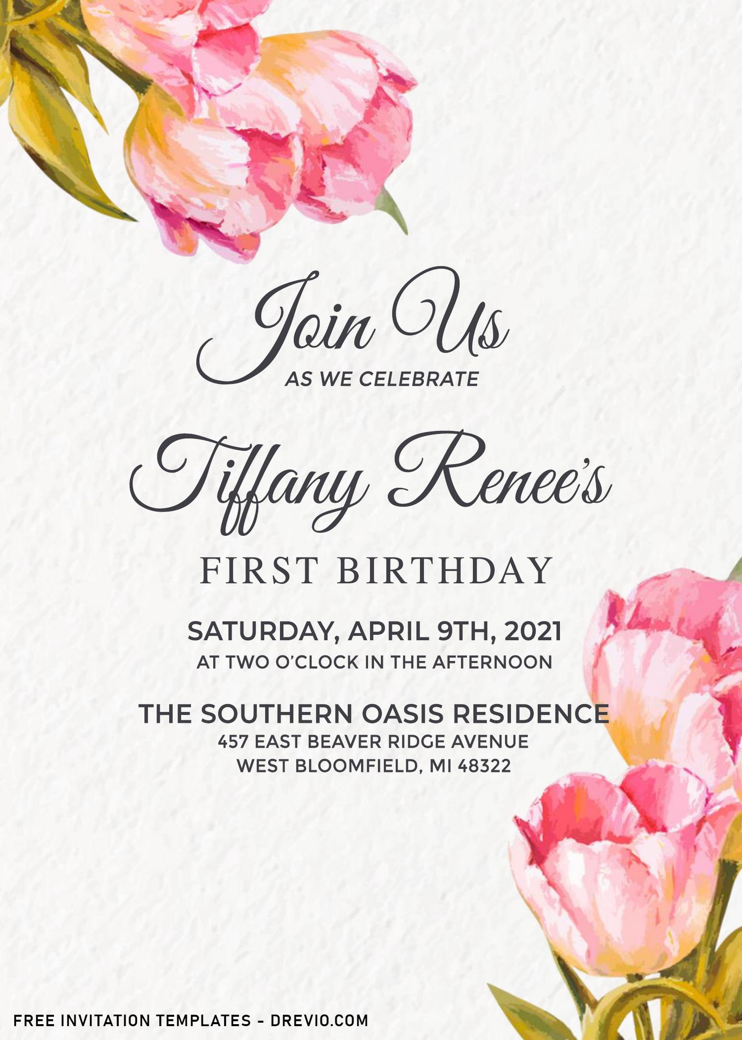 7+ Beautiful Floral Bouquet Wedding Invitation Templates