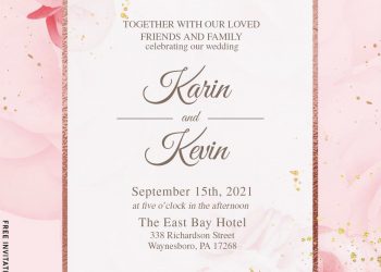 7+ Beautiful In Pink Wedding Invitation Templates