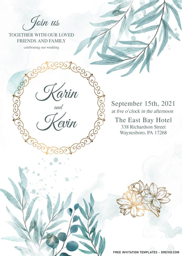 8+ Elegant Wedding Invitation Templates