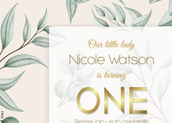 8+ Gorgeous Greenery Eucalyptus Birthday Invitation Templates