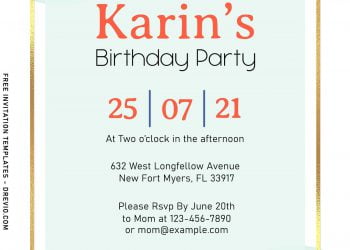 7+ Flower Inspired Birthday Invitation Templates For Great Spring Blooms Birthday Party