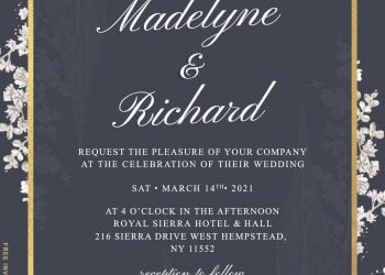 9+ Modern Greenery Foliage Wedding Invitation Templates