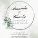 10+ Greenery Wreath Wedding Invitation Templates
