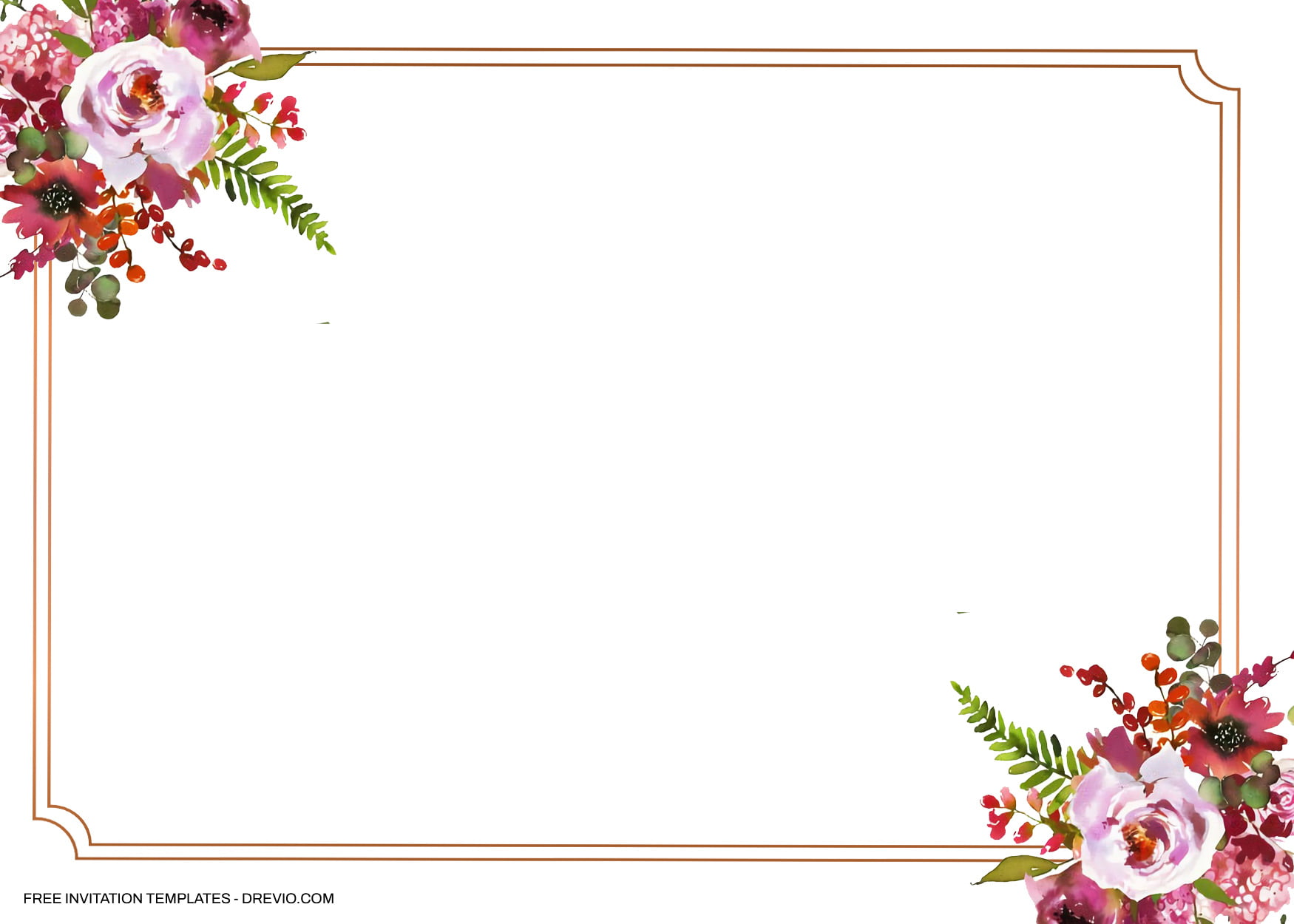 8+ Magenta Blush Floral For Invitation Templates