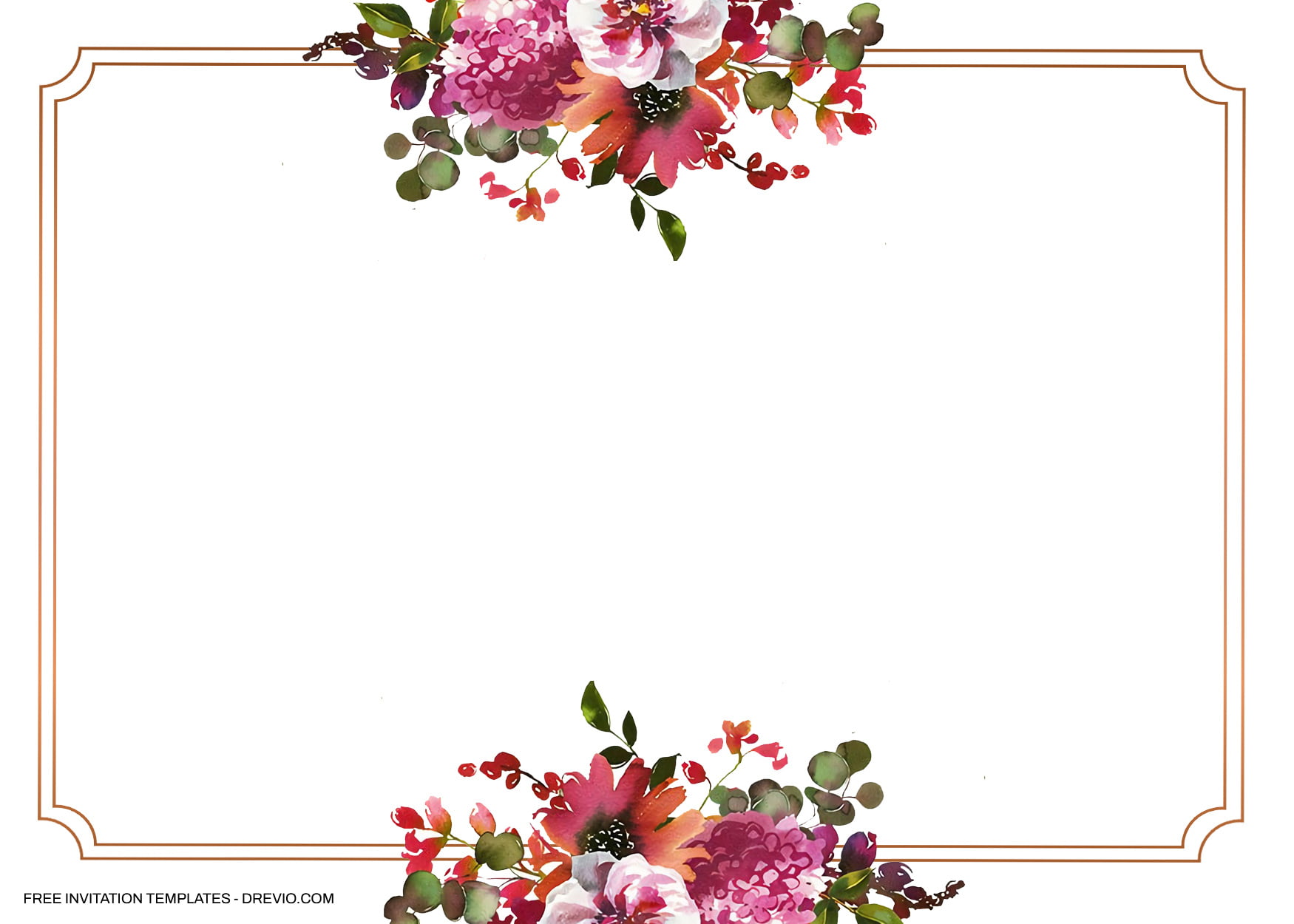 8+ Magenta Blush Floral For Invitation Templates