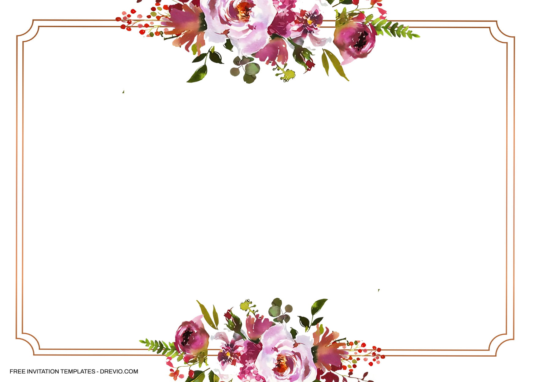 8+ Magenta Blush Floral For Invitation Templates