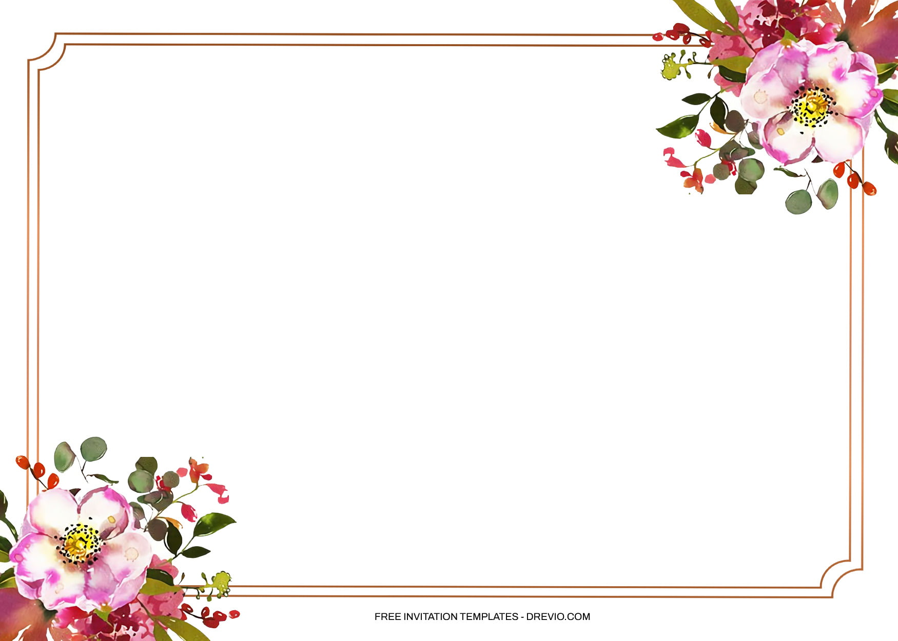 8+ Magenta Blush Floral For Invitation Templates