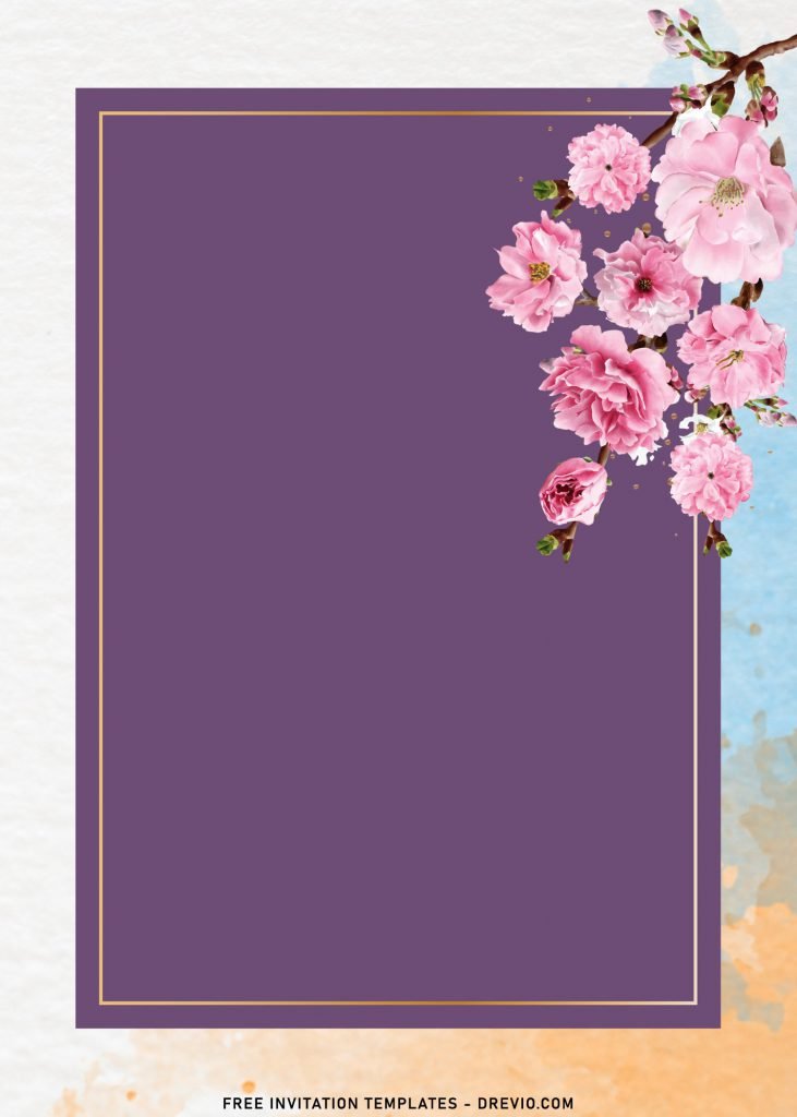 11 Enchanting Flowers Wedding Invitation Templates