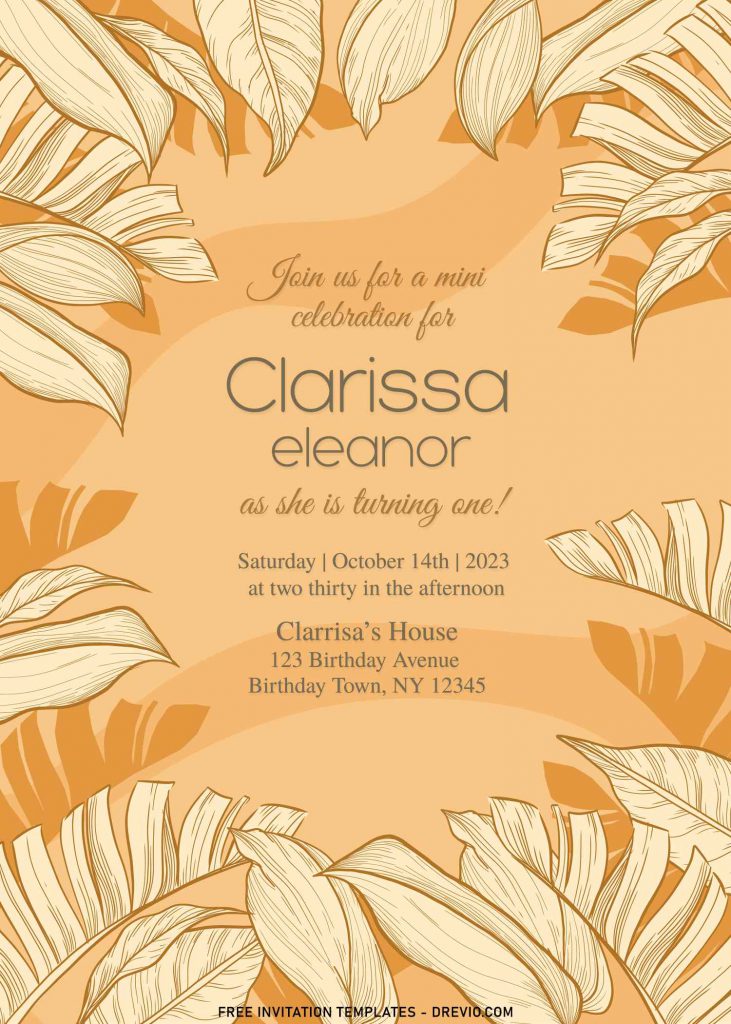 7+ Modern Greenery Birthday Invitation Templates