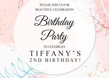 7+ Beautiful Hand Painted Birthday Invitation Templates