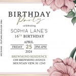 7+ Elegant Magnolia Birthday Invitation Templates For Your Kid’s Birthday Party