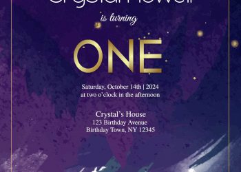 7+ Watercolor Celestial Birthday Invitation Templates Perfect For Any Ages