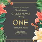 8+ Greenery Foliage Birthday Invitation Templates For Best Spring Birthday Party