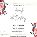 9+ Fruit Blossom Decorative Floral Invitation Templates