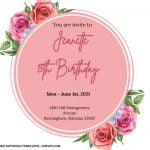 7+ Watercolor Roses Floral For Invitation Templates