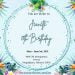 11+ Seaside Botanical Floral Birthday Invitation Templates