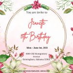 8+ Jolly Berry Floral For Birthday Invitation Templates