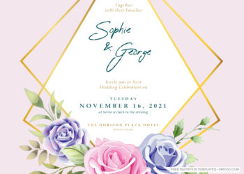 9+ Pastel Roses Floral Invitation Template