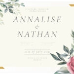 8+ Square Watercolor Roses Floral Invitation Templates