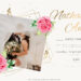8+ Watercolor Roses With Photo Frame Invitation Template
