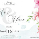 13+ Tropical Splash Pink Floral Invitation Templates