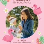 11+ Flamingo Birthday Invitation Templates For Kids Summer Birthday