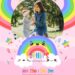 7 Magical Rainbow Unicorn Birthday Invitation Templatess 1