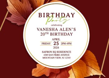 7+ Maple Leaf Wedding Invitation Templates