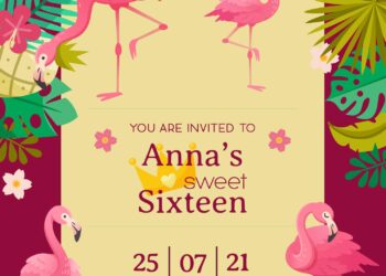 7+ Festive Summer Flamingo Birthday Invitation Templates