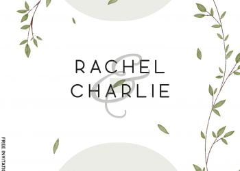 8+ Minimalist Eucalyptus Foliage Wedding Invitation Templates