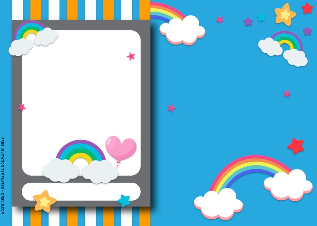 8+ Festive Rainbow Birthday Invitation Templates