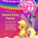 9+ My Little Pony Birthday Invitation Templates