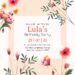 8+ Autumn Spring Peach Birthday Invitation Templates