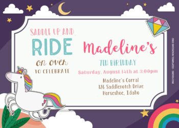 10+ Pretty And Magical Unicorn Birthday Invitation Templates Title