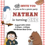 11+ We Bare Bears Picnic Birthday Invitation Templates