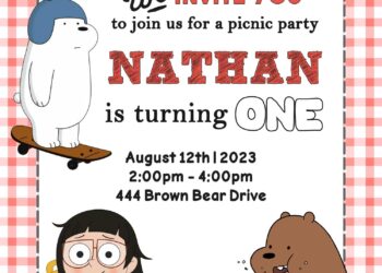 11+ We Bare Bears Picnic Birthday Invitation Templates
