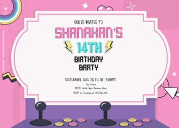 7+ 90's Arcade Themes Birthday Invitation Templates Title