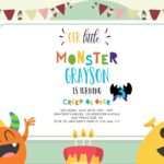 7+ Adorable Monster Party Birthday Invitation Templates